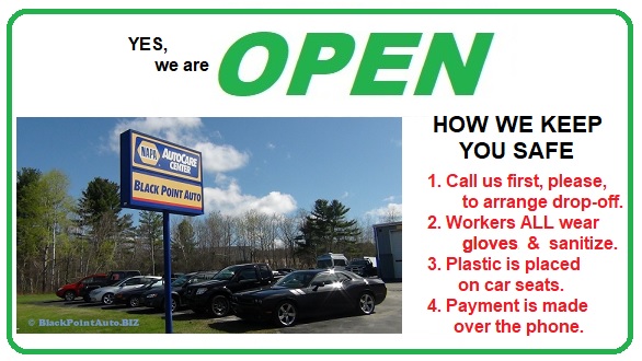 YES - We are OPEN! - Black Point Auto & Towing