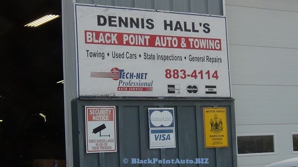 Black Point Auto & Towing - ourtide wall sign